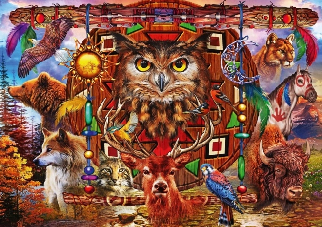 Animal Totem Puzzle 4000 Pieces
