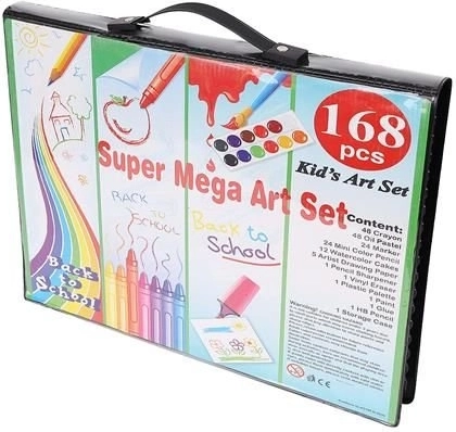 Practical suitcase with a handle for carrying