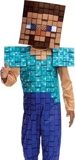 Pilnas kostiumas su kvadratine kauke