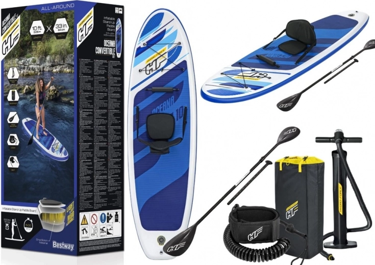 Pripučiamas irklentė Bestway Oceana Convertible 305 cm