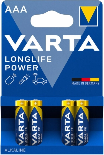 Varta Longlife Power alkaline battery AAA, 4 pcs