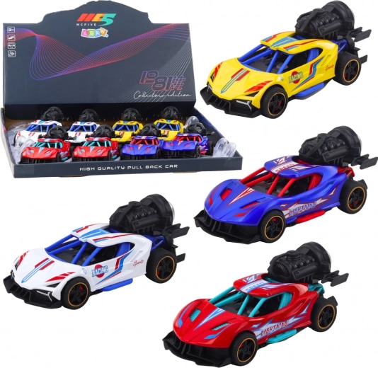 Sportinis automobiliukas su šviesos, garso ir dūmų efektais 1:36