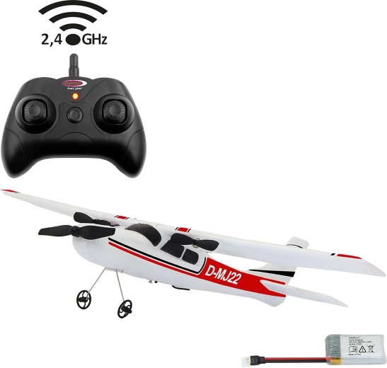 RC lėktuvas JAMARA Cessna 182 su giroskopu ir 2,4 GHz valdymu