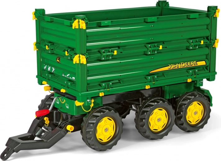 Rolly toys tipping trailer john deere with 3 axles