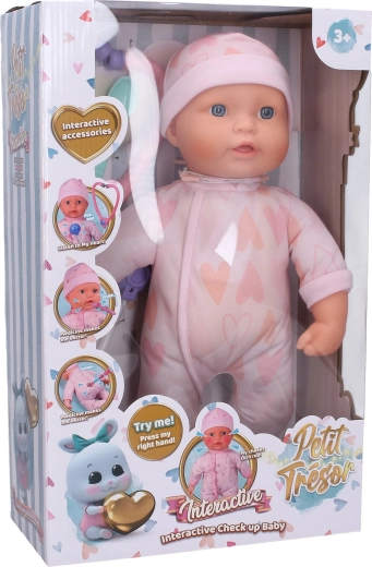 Sick Baby Doll with Effects 37 cm
