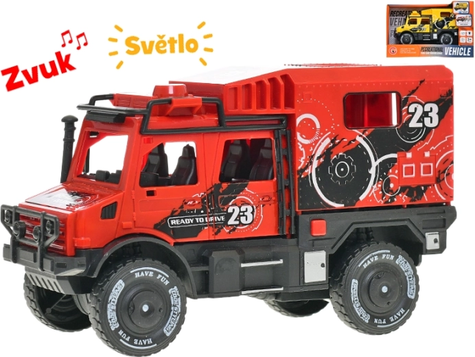Visureigis su inerciniu mechanizmu 18 cm su šviesa ir garsu