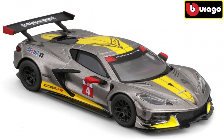 Metalinė modelio kopija 1:43 Chevrolet Corvette C8.R 2020 – Bburago