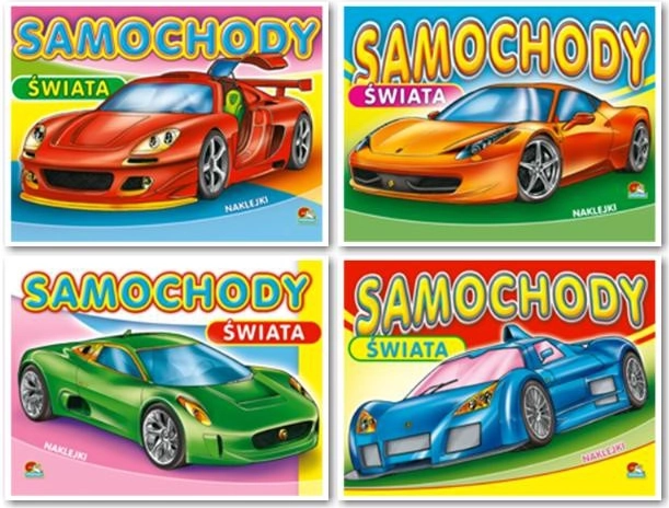 Pasaulio automobilių spalvinimo knygelė