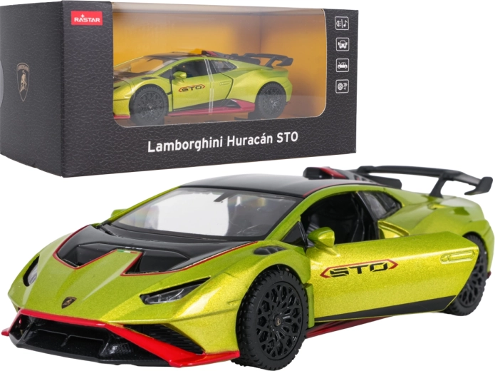 Metal Lamborghini Huracán STO 1:32 Green RASTAR