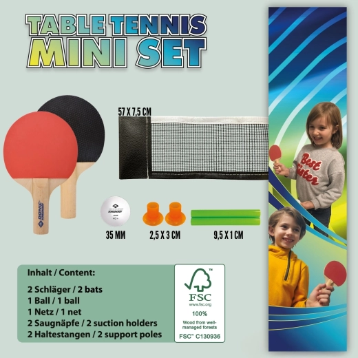 Donic-Schildkröt mini stalo teniso rinkinys