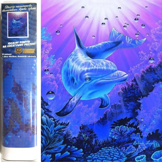 Diamond Painting Kit - Dolphin