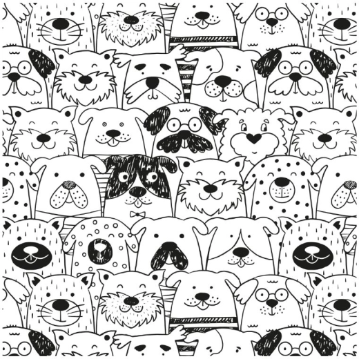 Staltiesė dailės pamokoms 65 × 50 cm su PETS motyvu