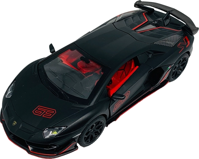 Metal Lamborghini Aventador SVJ Model in 1:32 Scale