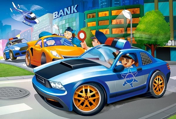 Puzzle Police Intervention MAXI 40 Pieces