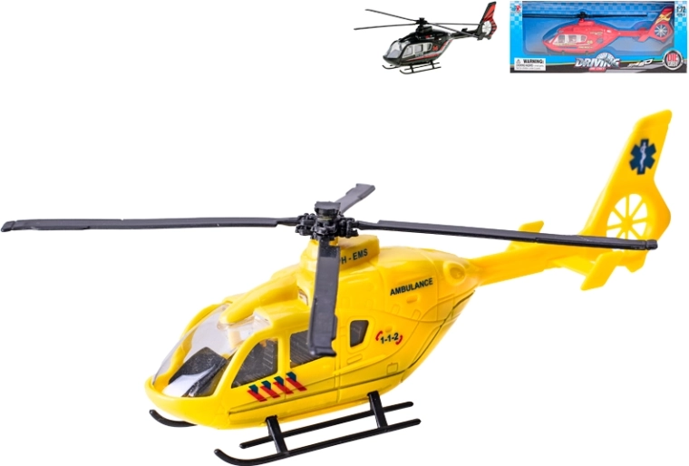 Die-cast helicopter model 1:72