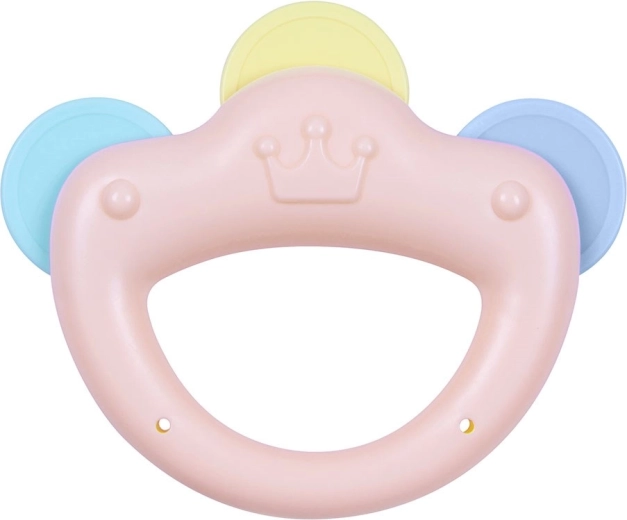 Kramtukas su barškučiu karūnos formos BABY MIX
