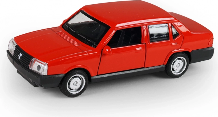 Metalinis retro automobiliukas 13 cm su atgaline inercine pavara 1:32