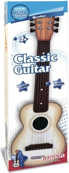 Klasikinė gitara vaikams su 6 metalinėmis stygomis BONTEMPI 55 cm