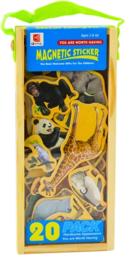 20 realistinių gyvūnų žaismingam mokymuisi