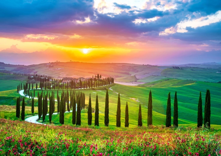 Enjoy Puzzle Tuscan Sunrise 1000 Pieces