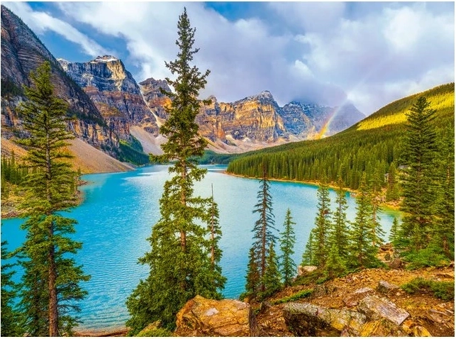 Dėlionė CASTORLAND Moraine Lake, Kanada – 2000 detalių