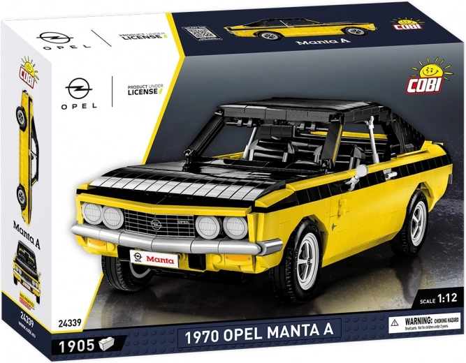 COBI OPEL Manta A 1970 1:12 konstruktorius