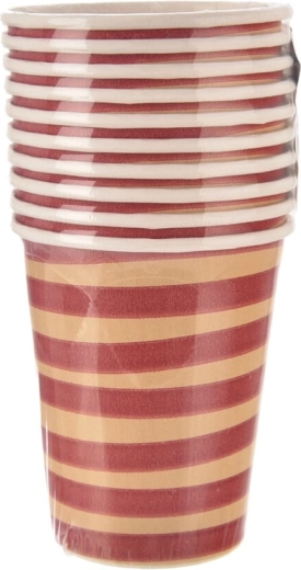 Popieriniai puodeliai Jungle raudoni 250 ml (10 vnt.)