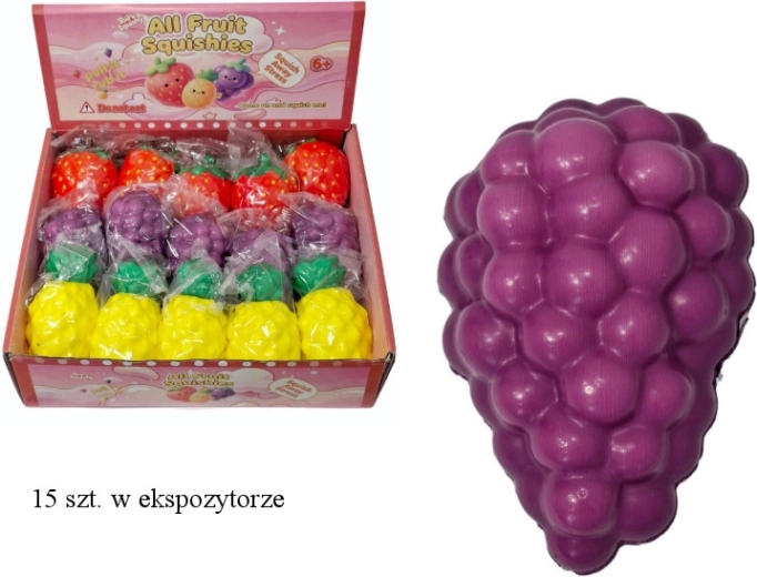 Anti-stress squeeze ball Fruit mix - 1 piece