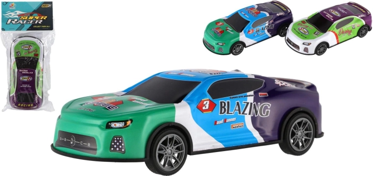 Lenktyninis inercinis automobilis 17 cm – plastikinis sportinis automobiliukas
