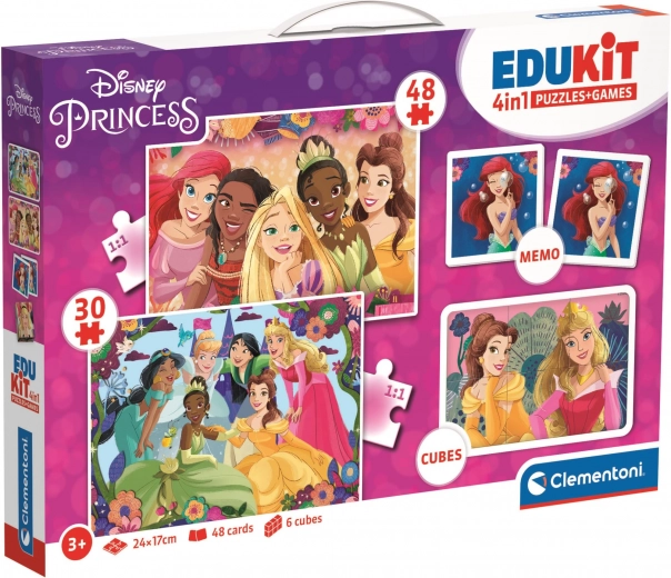 Disney Princess 4-in-1 Game Set