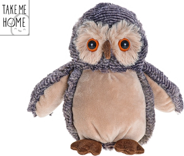 Pliušinė pelėda TAKE ME HOME 18 cm kūdikiams