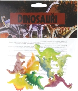 Linksmi dinozaurai – plastikinis rinkinys vaikams
