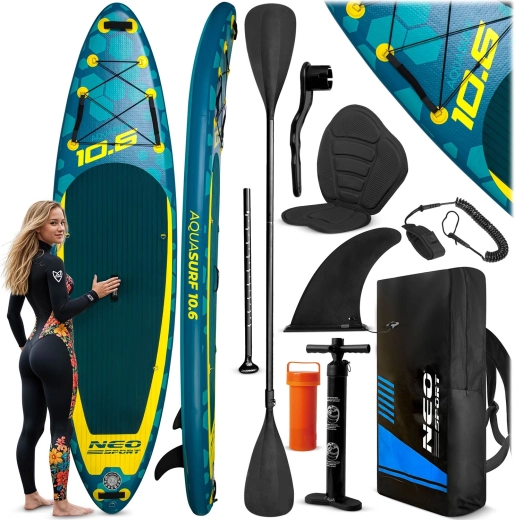 Inflatable Paddleboard Aquasurf 10'6 (320 × 84 × 15 cm) Neo‑Sport