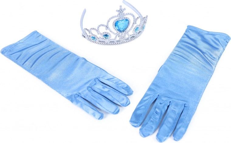 Princesės rinkinys – pirštinės su karūna