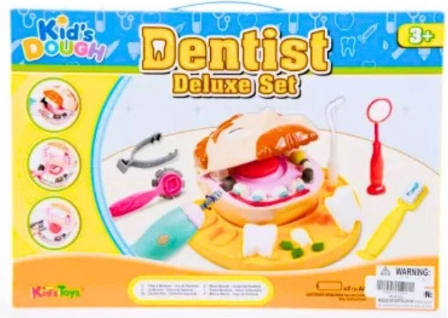 Plastilinas – odontologo rinkinys kūrybiniam žaidimui