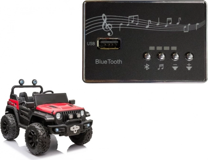 Muzikinis skydelis akumuliatorinei transporto priemonei