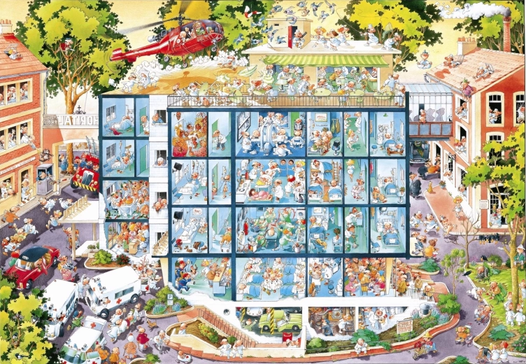 Dėlionė „Pohotovost“ 2000 dalių HEYE
