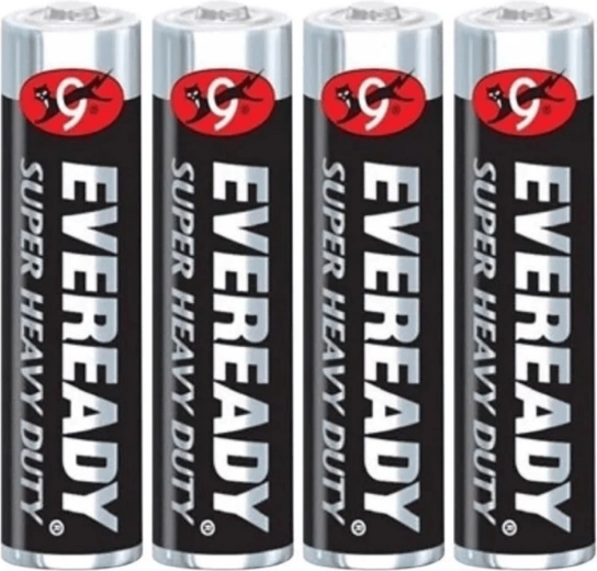 Energizer Eveready Super Heavy Duty baterijos AAA (R3) 4 vnt.