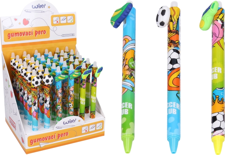 Erasable pen 0.7 mm – football theme