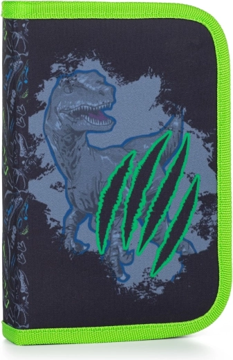Pencil Case 1 layer, 2 flaps, empty OXY GO Dino