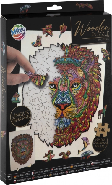 MOXY kontūrų dėlionė Liūtas 140 dalių
