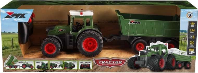 RC tractor with trailer 2.4 GHz