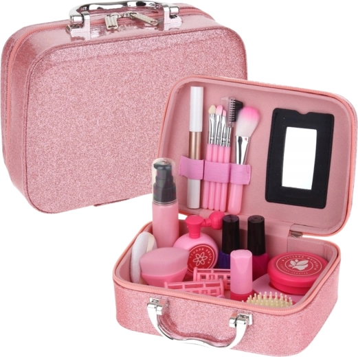 Case full of beauty salon accessories