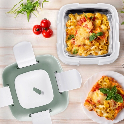 Sandarus dangtelis su uždarymo vožtuvu