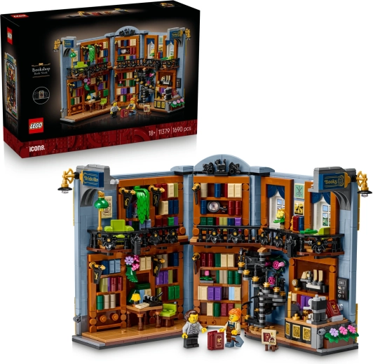 LEGO Icons Book nook: Knygynas