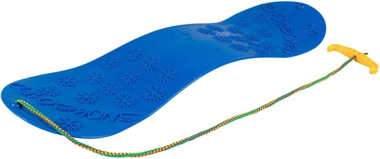 Vaikiškas sniego slystuvas BABY MIX snieglenčių tipo 72 cm, mėlynas
