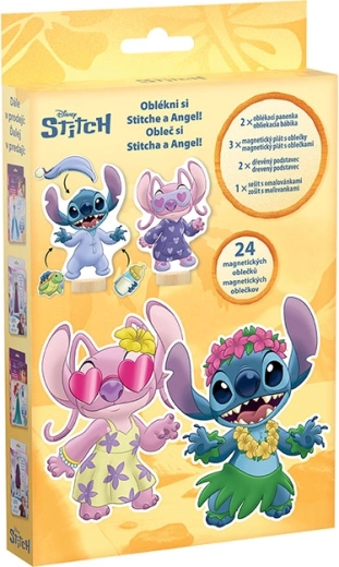 Magnetinis aprenginėjimas su spalvinimo knygele Lilo & Stitch