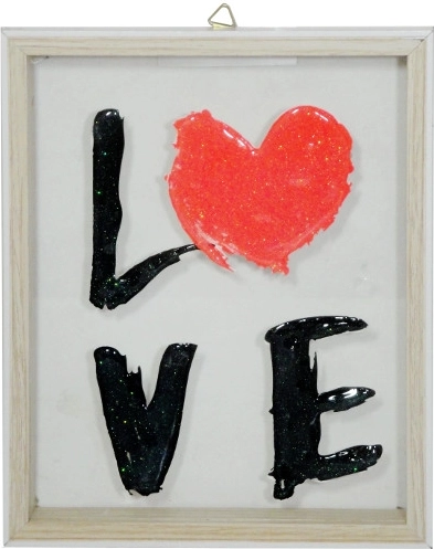 Paveikslas „Love“ rėmelyje 20 × 30 cm