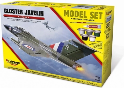 Plastikinis lėktuvo modelis Gloster Javelin F(AW) Mk.9 1:72