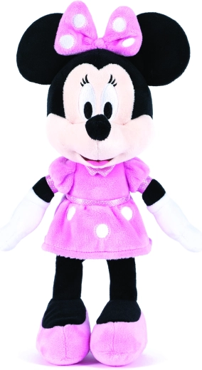 Pliušinis žaislas Minnie rožinėje suknelėje, 30 cm